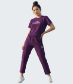 Women's Adidas Purple Terno set