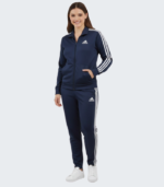 Adidas Unisex Essentials 3-stripes Track Suit-Navy Blue